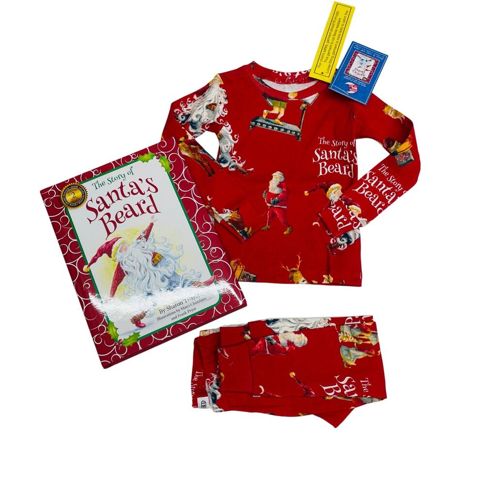 NWT Books to Bed Size 2 Santa's Beard
